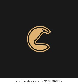 Letter C logo, cow logo, head cow logo, monogram Logo Design Template
