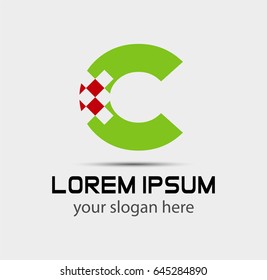 Letter C logo. Creative concept icon
