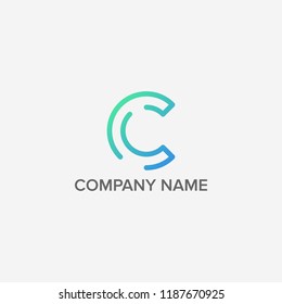 Letter C logo design