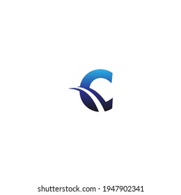 Letter C logo design business template icon vector