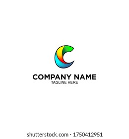 Letter C Logo Design Combination 3 Stock Vector (Royalty Free ...