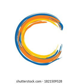 letter C logo design for company