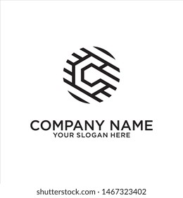 Letter C logo design concept.