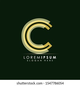 Letter C logo design concept