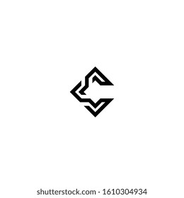 Letter C logo design concept.