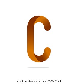 Letter C logo design concept