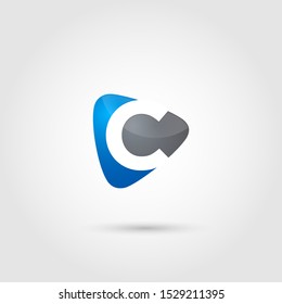 Letter C Logo Design. Creative Letter C Logo design vector template. Type Characters Logotype symbols. Vector Illustrator Eps.10 - Vector