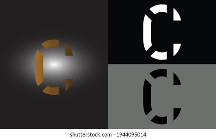 Letter C logo design gradient creative minimal monogram symbol. Universal elegant vector sign design. Premium business logotype. Graphic alphabet symbol for corporate business identity