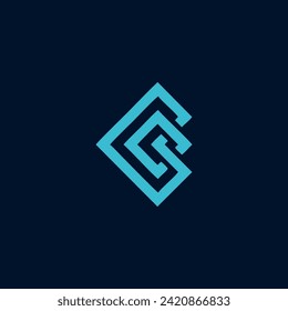 plantilla gráfica de diseño de logotipo de letra c