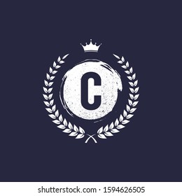 letter c logo design, icon design template elements