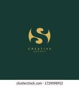 Letter C Logo Design. Minimalistic Logo Design.  Creative Logo.