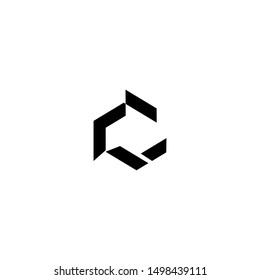 letter C logo design modern logo