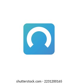 letter c logo design, modern abstract