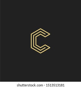 Letter C logo design for multiple business