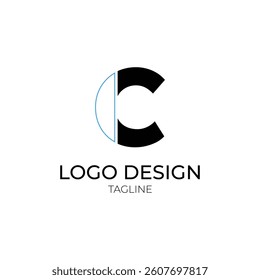 letter c logo design simple