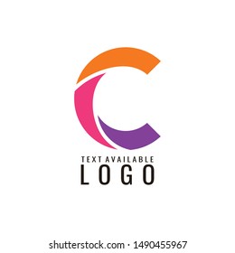 letter c logo design template