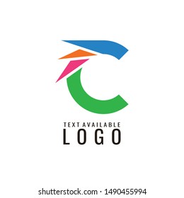 letter c logo design template