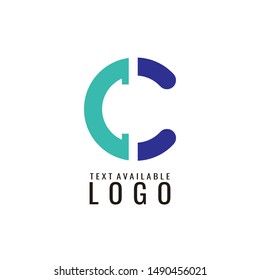 letter c logo design template