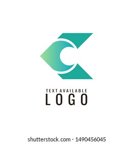 letter c logo design template