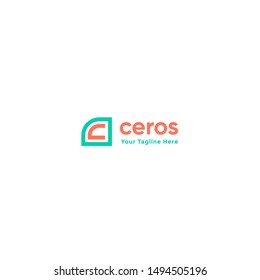 letter c logo design template