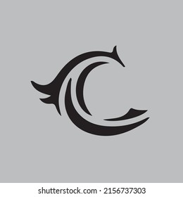 Letter C Logo Design Template.  100% Resizable and Editable Vector Eps 10.