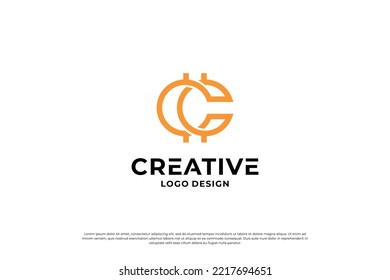 Letter C logo design template. Creative initial letters C logo design symbol.