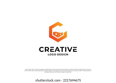 Letter C logo design template. Creative initial letters C logo design symbol.