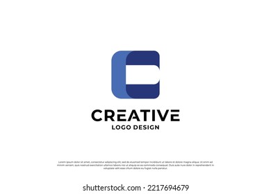 Design-Vorlage für das Logo Buchstabe C. Creative Anfangsbuchstaben C Logo Design Symbol.