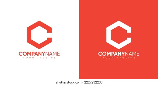 Letter C Logo Design Template. Creative C Letter Logo Design Template. Best C Letter Polygon Logo Design Template.