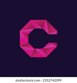 letter c logo design template Free Vector