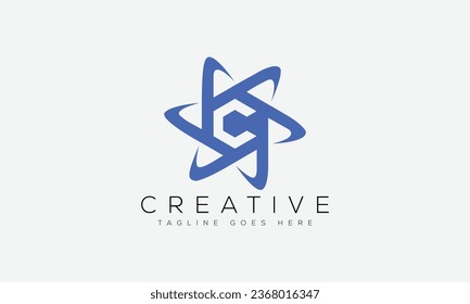 Design-Vorlage für das Logo von Letter C, Vektorgrafik