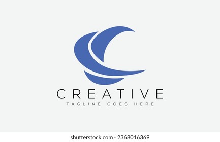Letter C logo design template vector illustration