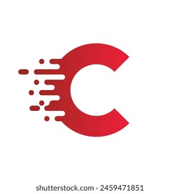 Letter C logo design template elements