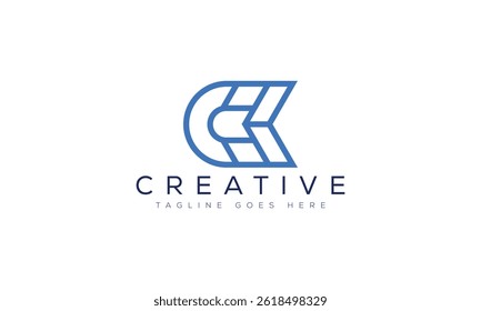 Letter C logo design template vector illustration