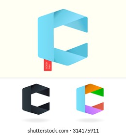 Letter C logo design template. Stylish vector icon