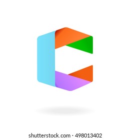 Letter C logo design template. Stylish vector icon