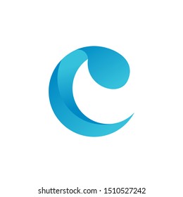 Letter C  Logo design vector template. eps 10