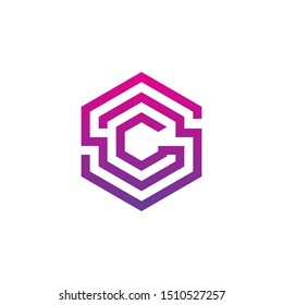 Letter C  Logo design vector template. eps 10