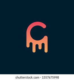 Letter C logo design vector template