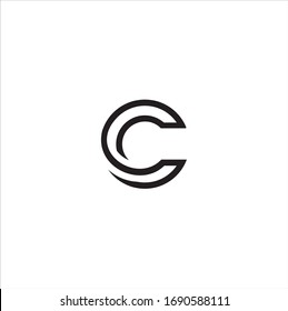 letter c logo design vector image , logo line letter c 