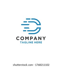 Letter C logo design vector template.
