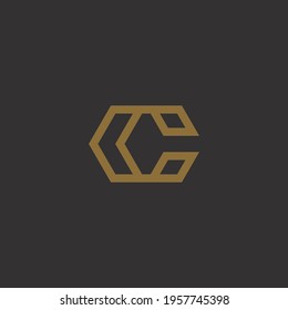 Letter C logo design vector template