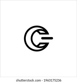 letter C logo design vector sign