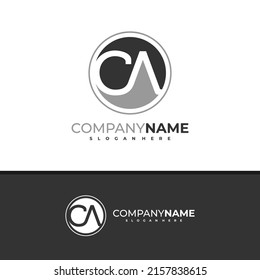 Letra C Un vector de diseño de logotipo, Creative C A ilustración de plantilla de conceptos de logotipo.
