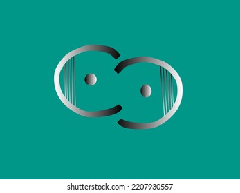 Plantilla de vector de diseño de logotipo de carta C