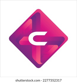 Buchstabe C Logo. C-Buchstaben-Design-Vektor