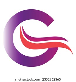 Letter c logo design vector 