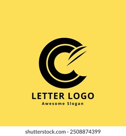 Letter C logo. C letter design vector