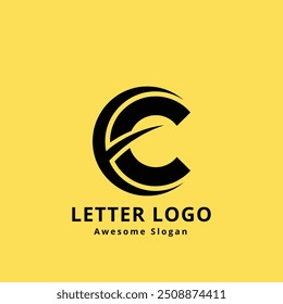 Letter C logo. C letter design vector