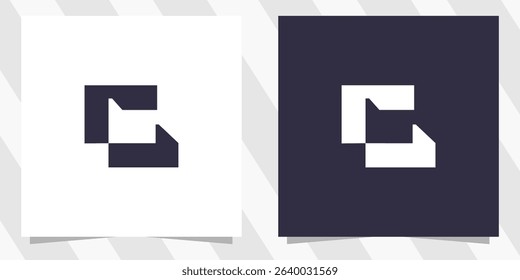 letter c logo design vector